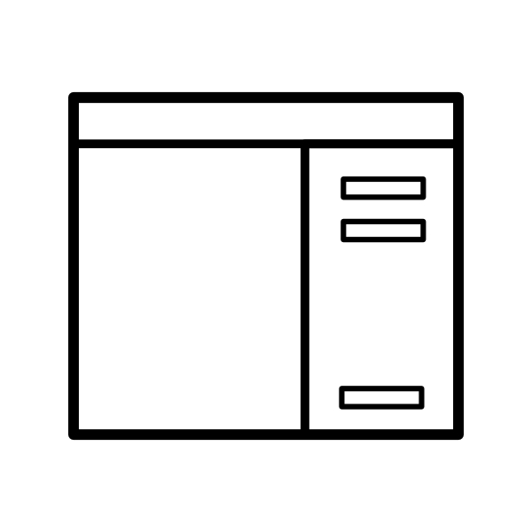 Offcanvas helper logo button that links to details page